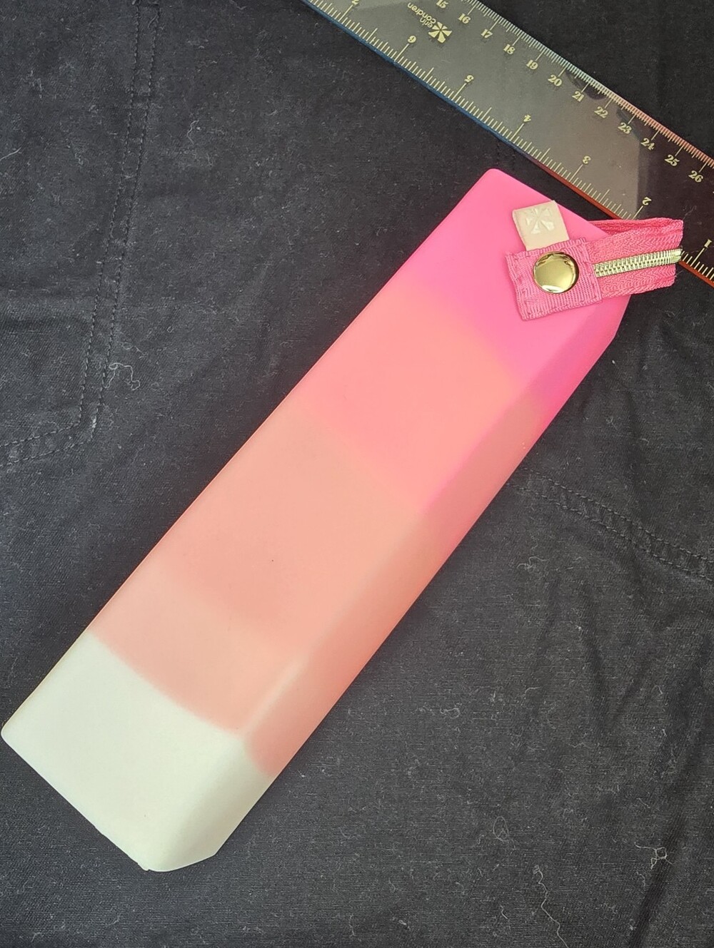 Erin Condren Pink Ombre Zippered Pencil Case